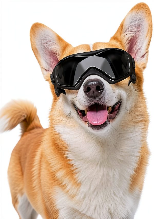 BillionChains Dog Sunglasses UV Protection Adjustable Strap-0