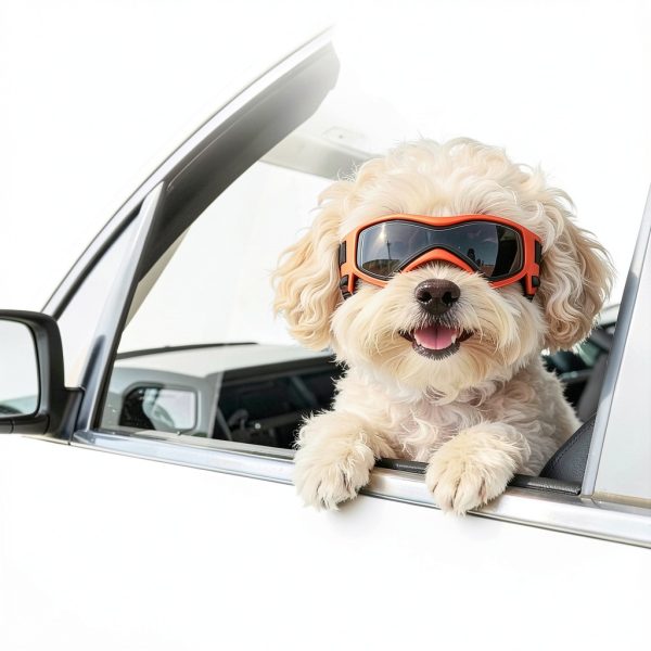 BillionChains Dog Sunglasses UV Protection Adjustable Strap-2