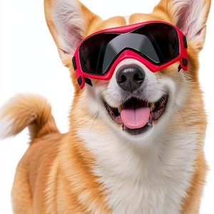 BillionChains Dog Sunglasses UV Protection Adjustable Strap-0