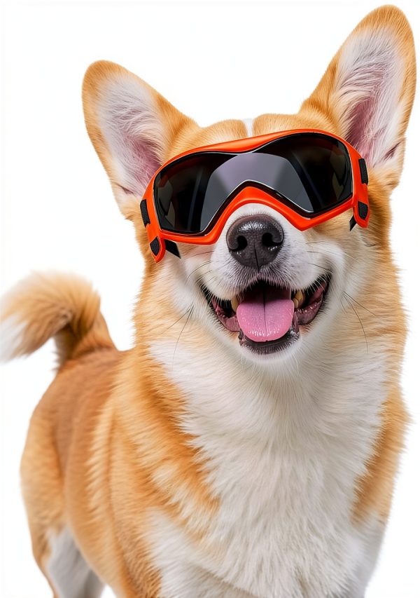 BillionChains Dog Sunglasses UV Protection Adjustable Strap-0