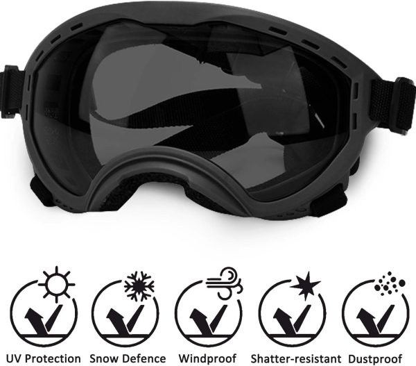 NICERINC PET Dog Sunglasses UV Protection Soft Frame-1