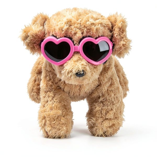 Choyaxo Dog Sunglasses UV Protection Heart Design Small-4