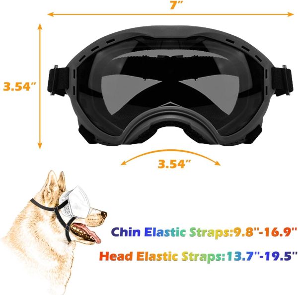 NICERINC PET Dog Sunglasses UV Protection Soft Frame-2