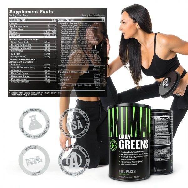 Animal Daily Greens Capsules Immune Support Athlete Formula-6