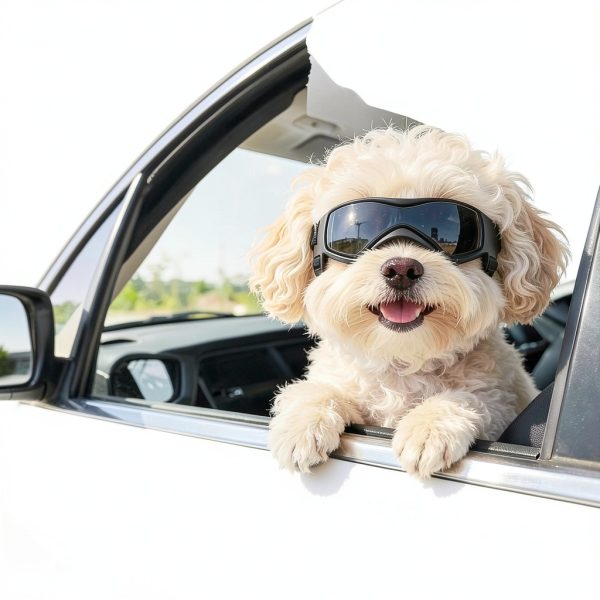 BillionChains Dog Sunglasses UV Protection Adjustable Strap-2