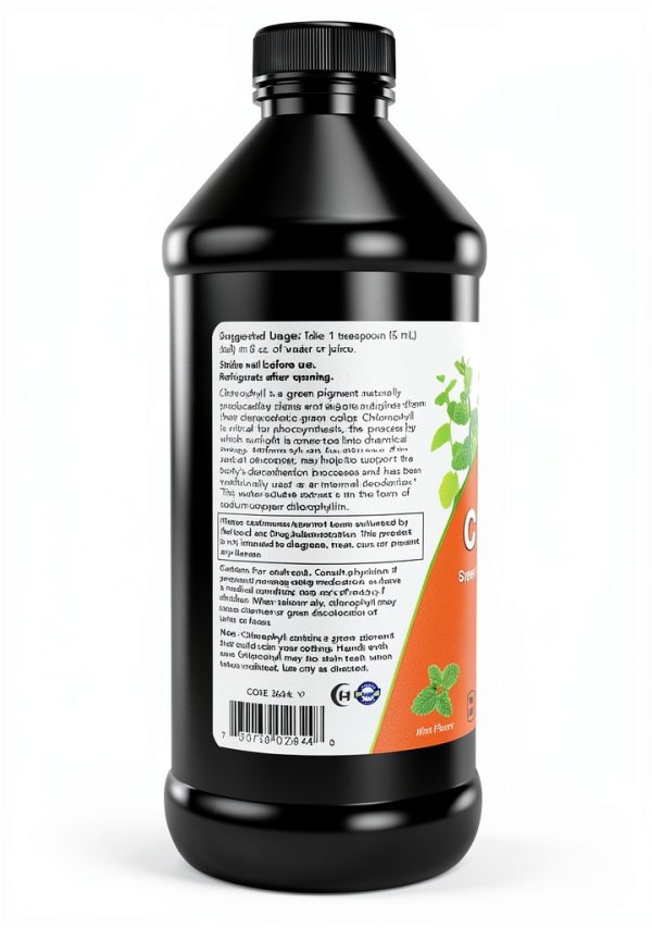 Chlorophyll Liquid Supplement NOW Sports Detox Support-2