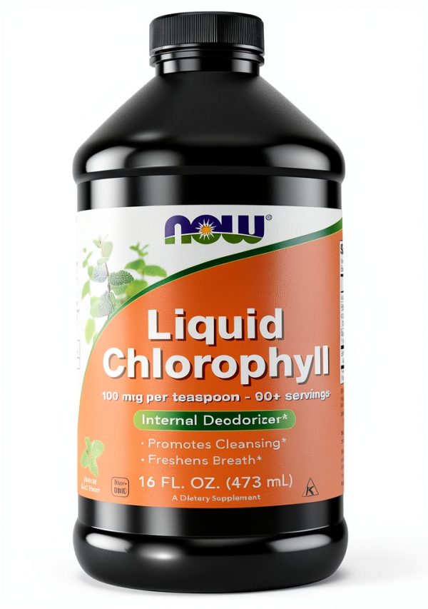 Chlorophyll Liquid Supplement NOW Sports Detox Support-0
