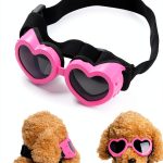 Choyaxo Dog Sunglasses UV Protection Heart Design Small-0