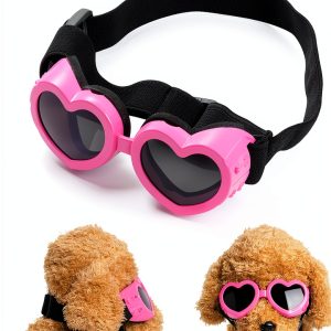 Choyaxo Dog Sunglasses UV Protection Heart Design Small-0