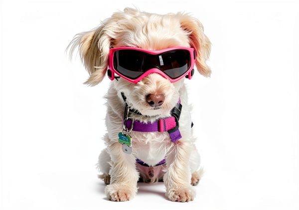 BillionChains Dog Sunglasses UV Protection Adjustable Strap-1