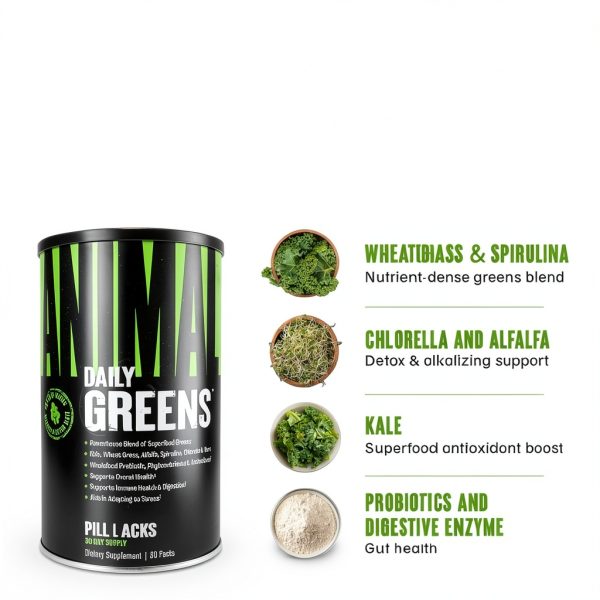 Animal Daily Greens Capsules Immune Support Athlete Formula-4