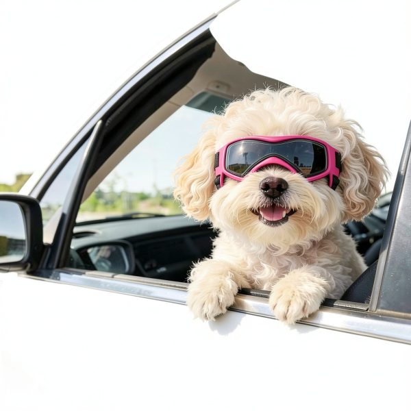 BillionChains Dog Sunglasses UV Protection Adjustable Strap-2