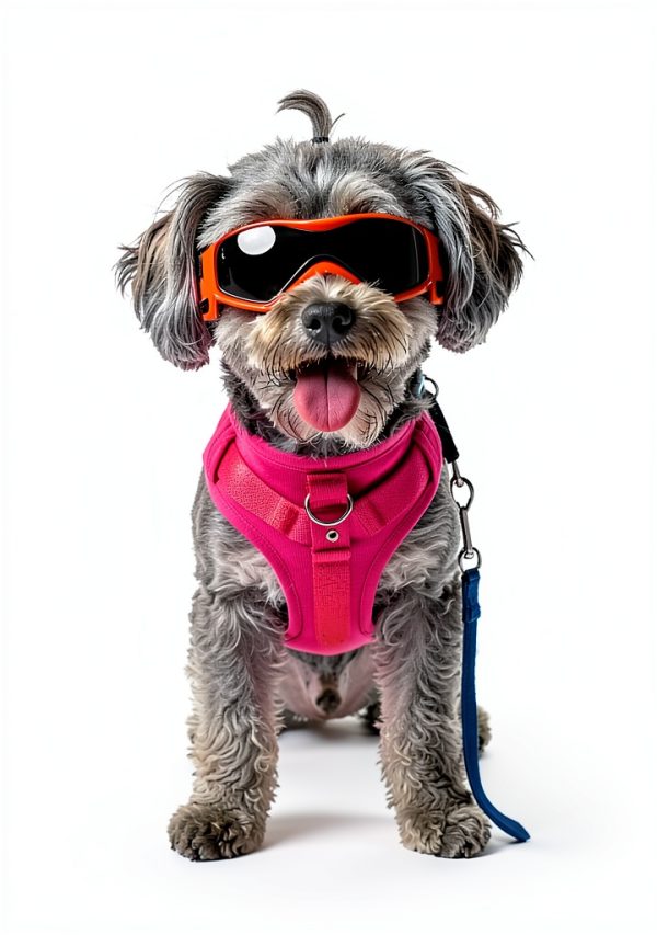 BillionChains Dog Sunglasses UV Protection Adjustable Strap-6