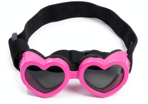 Choyaxo Dog Sunglasses UV Protection Heart Design Small-2