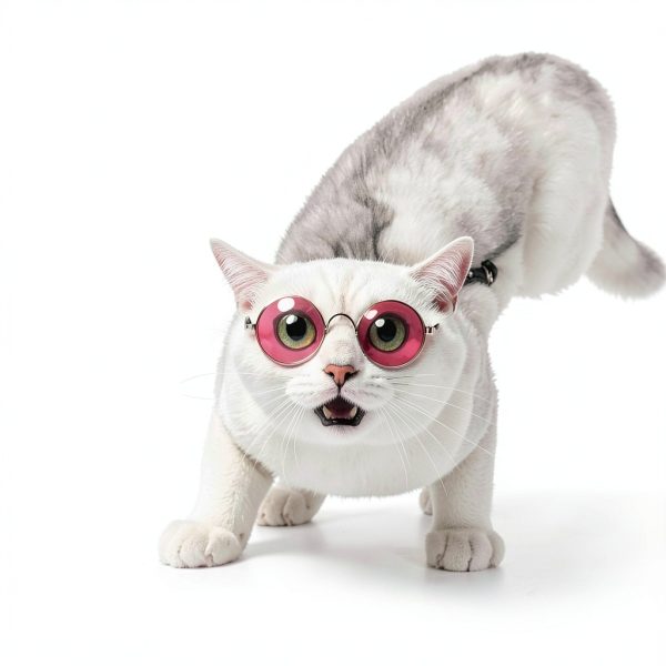 Weewooday Retro Dog Sunglasses Metal Frame-3