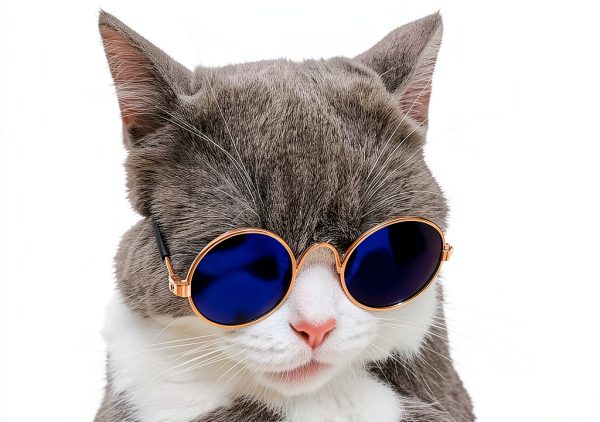Pet Sunglasses IVYRISE Mini with Non‑Slip Rope for Cats & Small Dogs-4
