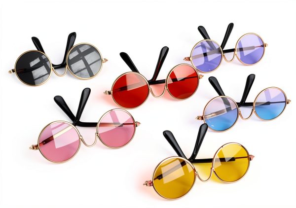 Pet Sunglasses IVYRISE Mini with Non‑Slip Rope for Cats & Small Dogs-6