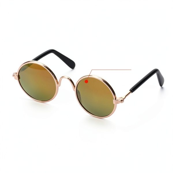 Pet Sunglasses IVYRISE Mini with Non‑Slip Rope for Cats & Small Dogs-1
