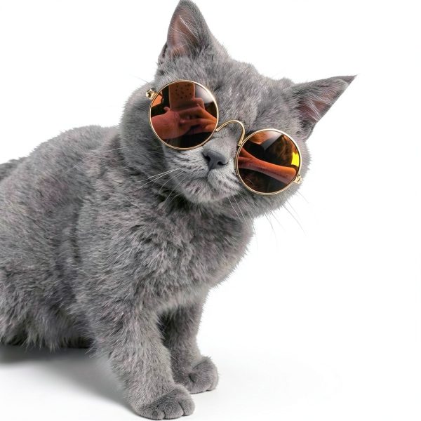 Pet Sunglasses IVYRISE Mini with Non‑Slip Rope for Cats & Small Dogs-3