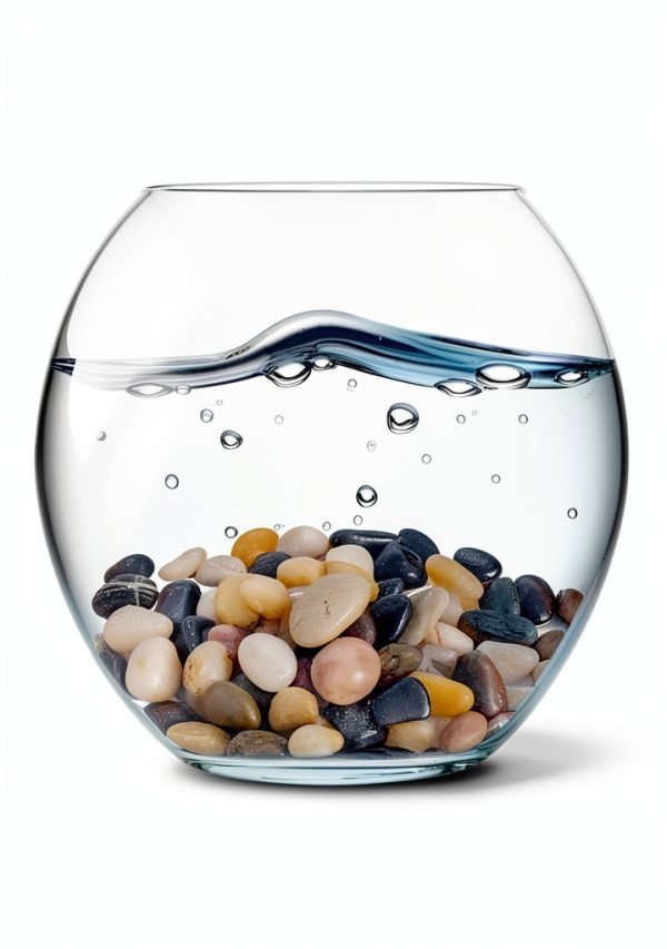 Aquarium Gravel 2lb River Rock by SACKORANGE Polished Pebbles-5
