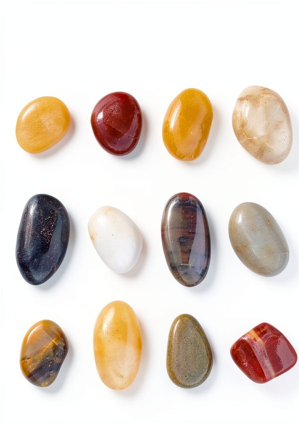 Aquarium Gravel 2lb River Rock by SACKORANGE Polished Pebbles-1