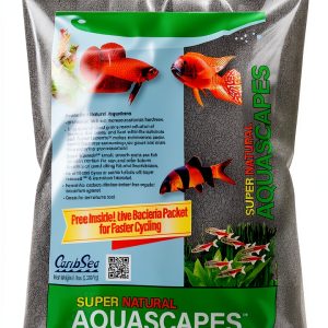 CaribSea Midnight River Sand 10lb Fine Black Sand for Freshwater Tanks-0