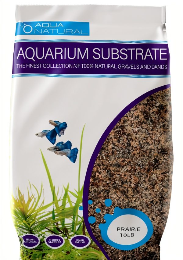 Aqua Natural Prairie Sand 10lb Triple‑Washed Aquarium Sand Pisces USA-0