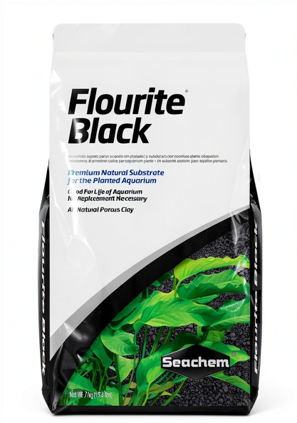 Seachem Flourite Black Clay Gravel Porous Aquarium Substrate 15.4 lb-0