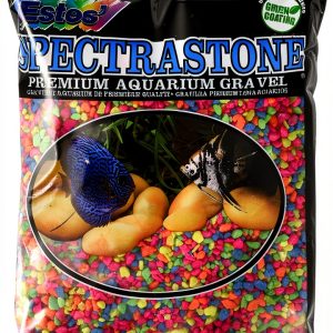 Spectrastone Permaglo Rainbow Aquarium Gravel for Freshwater Aquariums, 5-Pound Bag-0