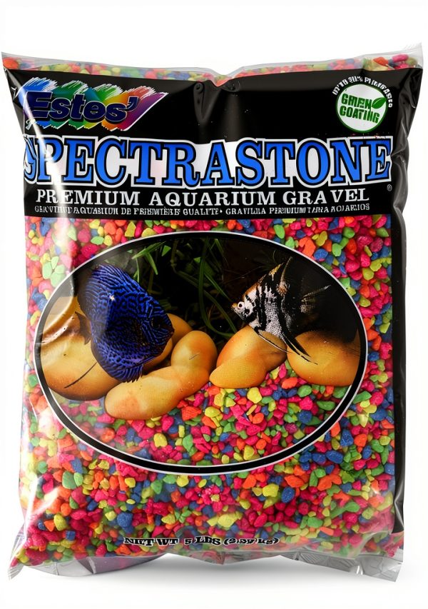 Spectrastone Permaglo Rainbow Aquarium Gravel for Freshwater Aquariums, 5-Pound Bag-0