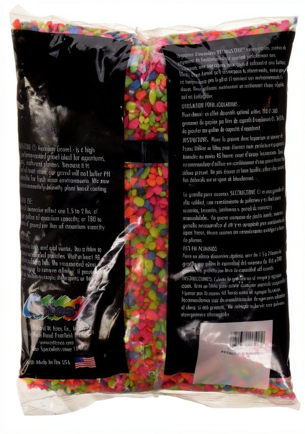 Spectrastone Permaglo Rainbow Aquarium Gravel for Freshwater Aquariums, 5-Pound Bag-1