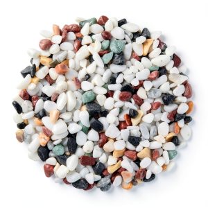 5lb Pea Silica Gravel Decorative Rocks, No Wax Pebbles Ideal for Fish Tank, Vases, Succulents, Home Decor and Garden Landscaping, Countryside Silica Gravel-0
