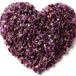 LAIDANLA Amethyst Crushed Stone Chips 100g Natural Healing Gravel-0