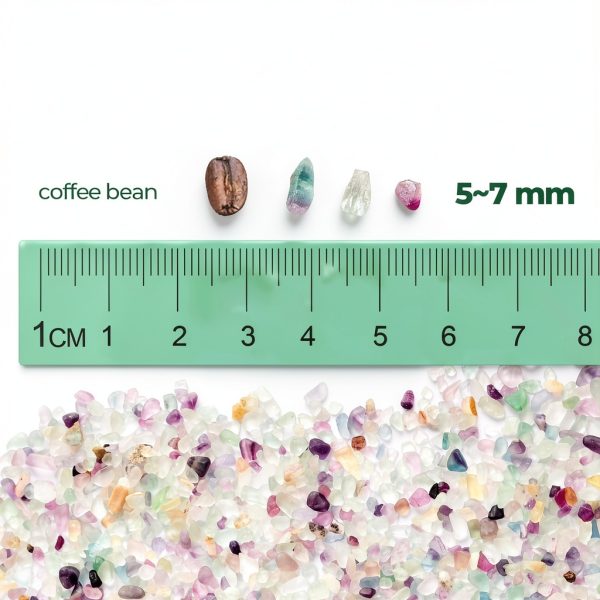 Crystal Chips Stone by T4U – 1LB Fluorite Gravel for Aquarium & Crafts-2