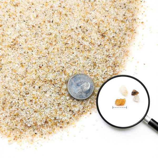 Aquarium Silica Sand 5 lb Beige by FANTIAN Substrate Fine Gravel-8
