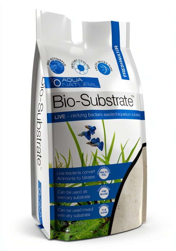 Aqua Natural Sugar White Sand Bio-Substrate 5lb Pisces Bio Bacteria-0