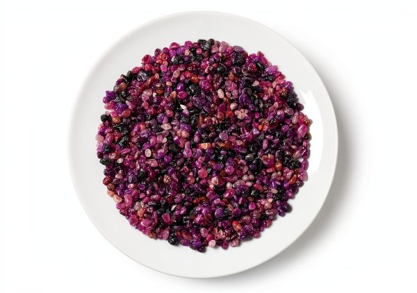 LAIDANLA Amethyst Crushed Stone Chips 100g Natural Healing Gravel-2