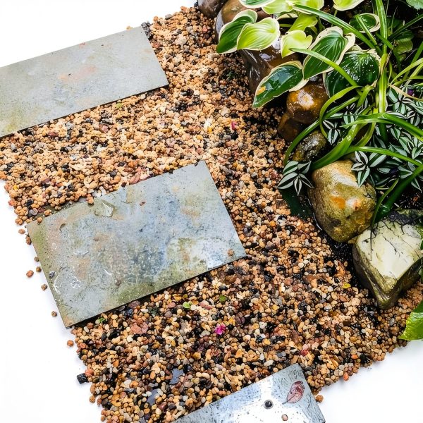 Aquarium Gravel 5lb Pea Gravel by FANTIAN 1/4 Inch Mixed River Rocks-6